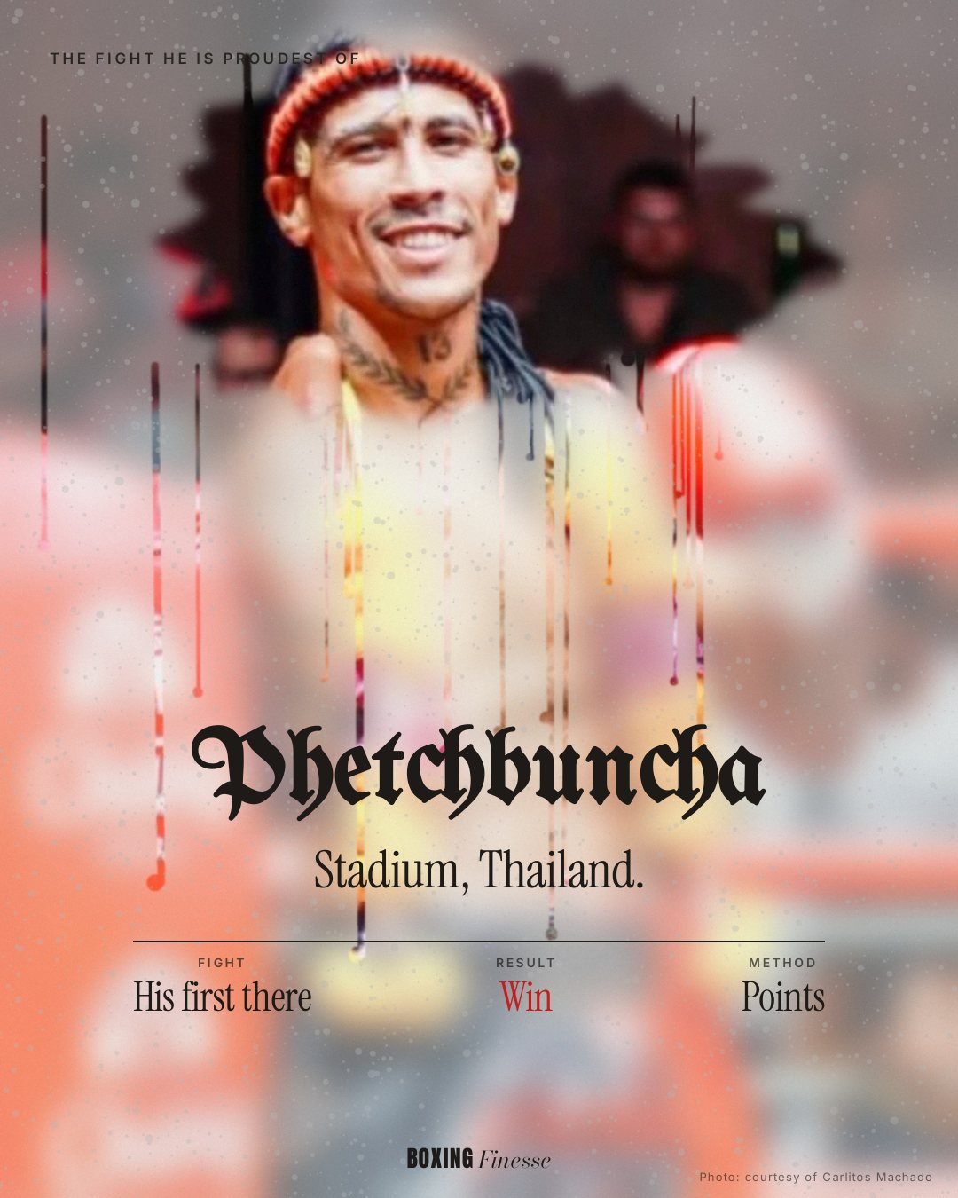 Between Rounds episode one: Phetchbuncha Stadium, his first fight there, a win on points